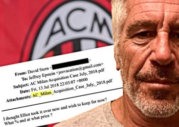 Berkas Epstein Terlibat dalam Skandal Klub Sepak Bola AC Milan