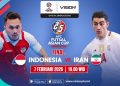 Nonton Final Futsal Asia 2026 Indonesia vs Iran Tayang Eksklusif di VISION Plus