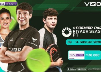 Persaingan Awal Musim Premier Padel 2026 Riyadh P1 Dimulai Nonton di VISION+
