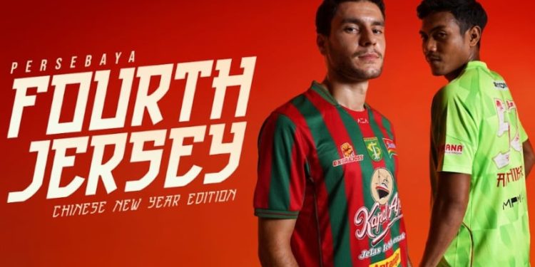 Persebaya Luncurkan Jersey Keempat Edisi Imlek